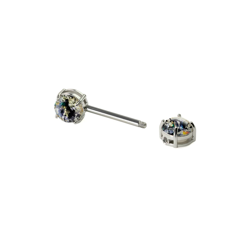 Mamilo piercing com estilo de lava