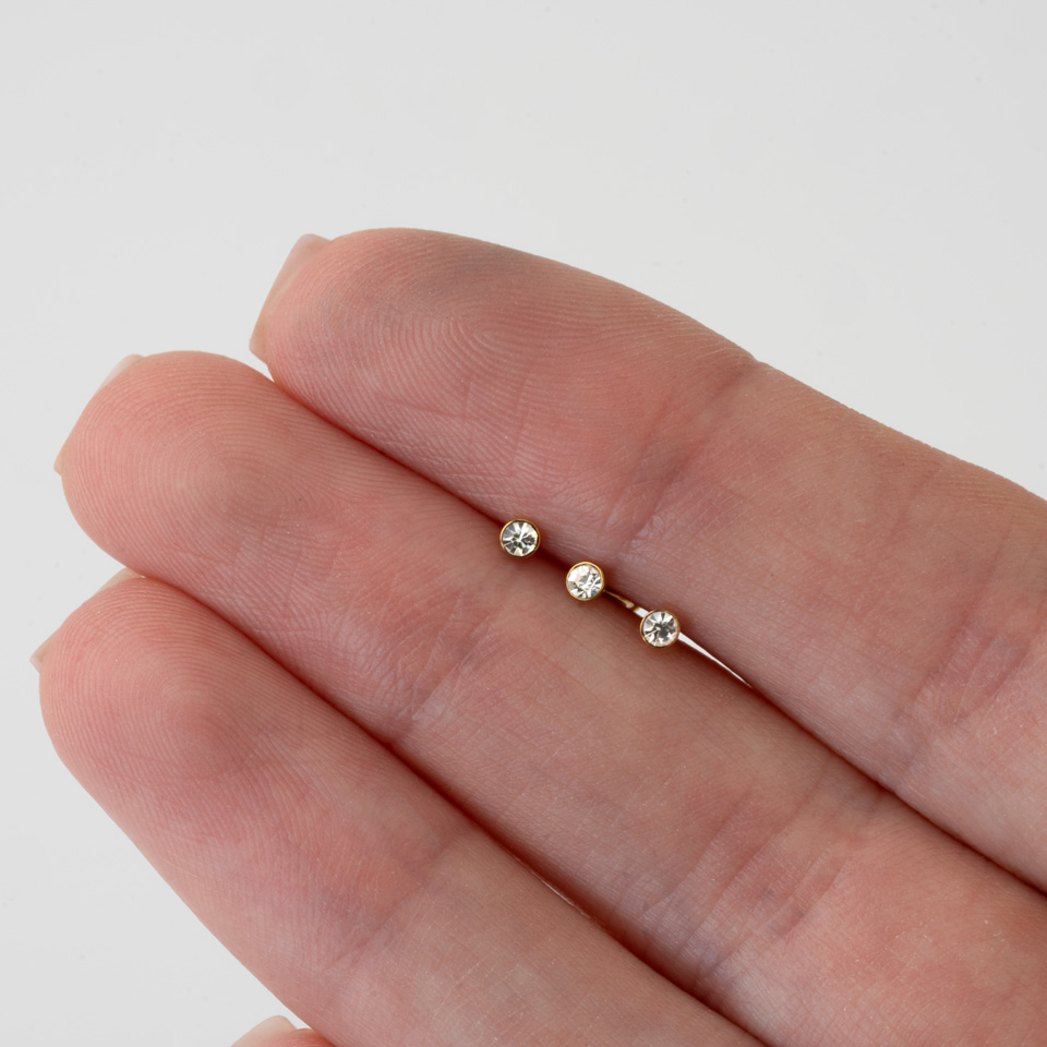 Stud para o nariz com pedra