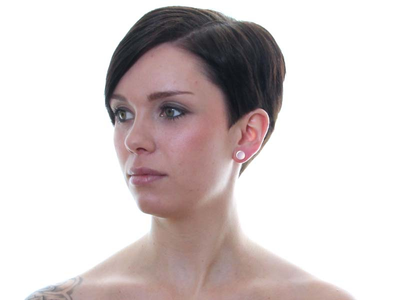 Plug de vidro estilo opalina