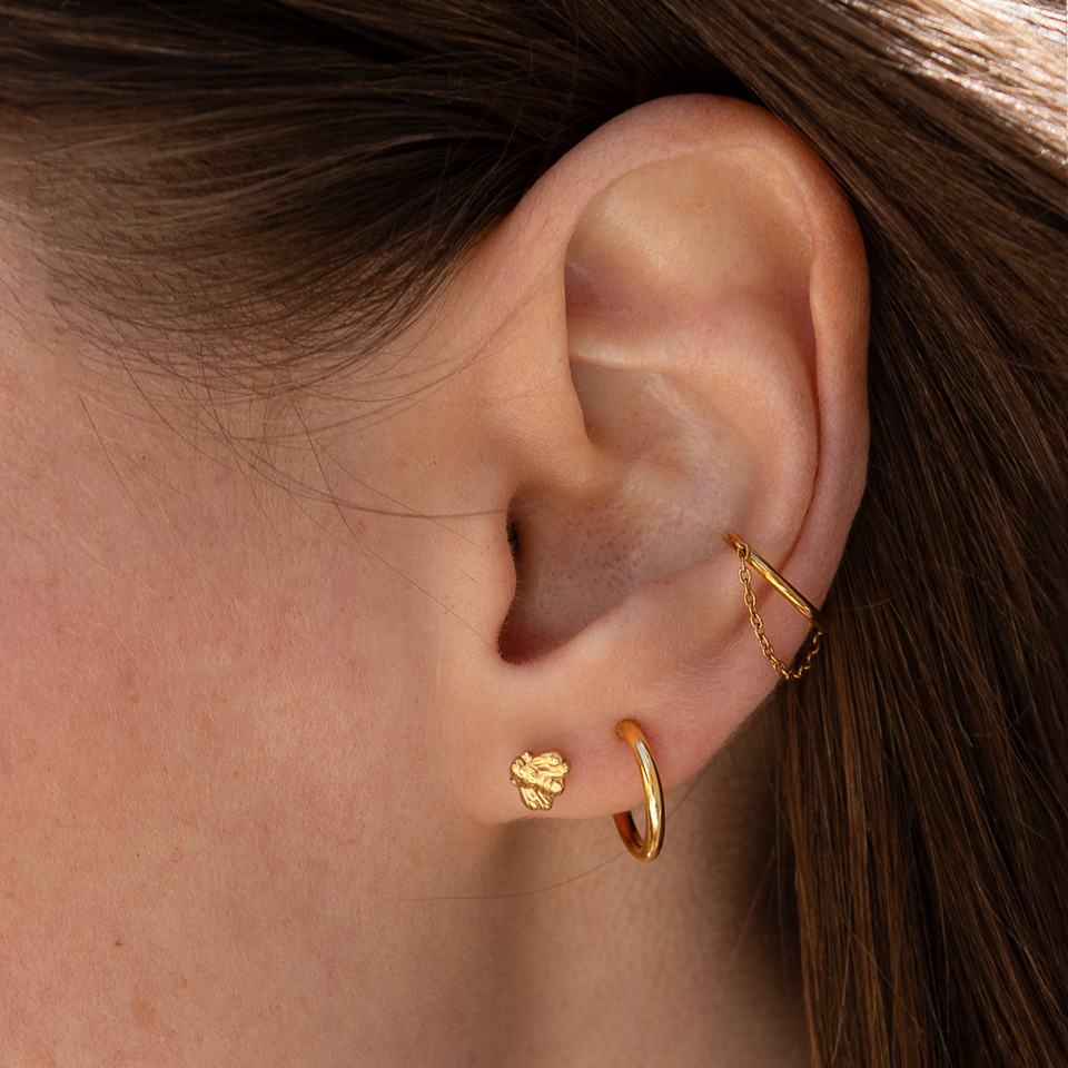 Argola articulada com corrente