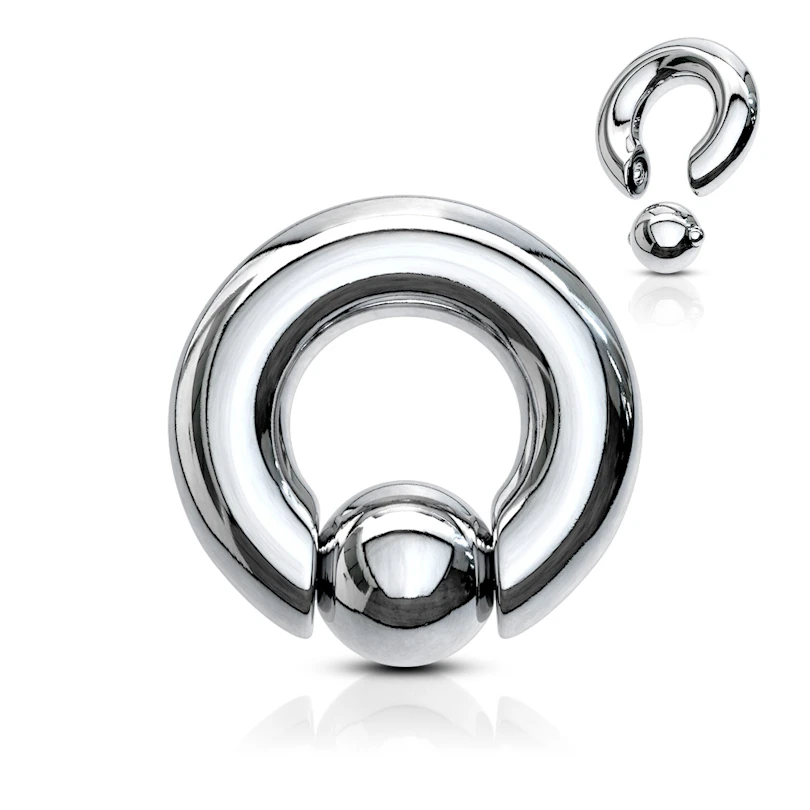 Argola CBR grande com bola solta