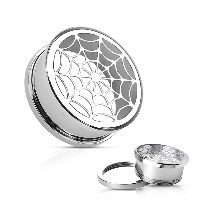 Túnel com teia de aranha