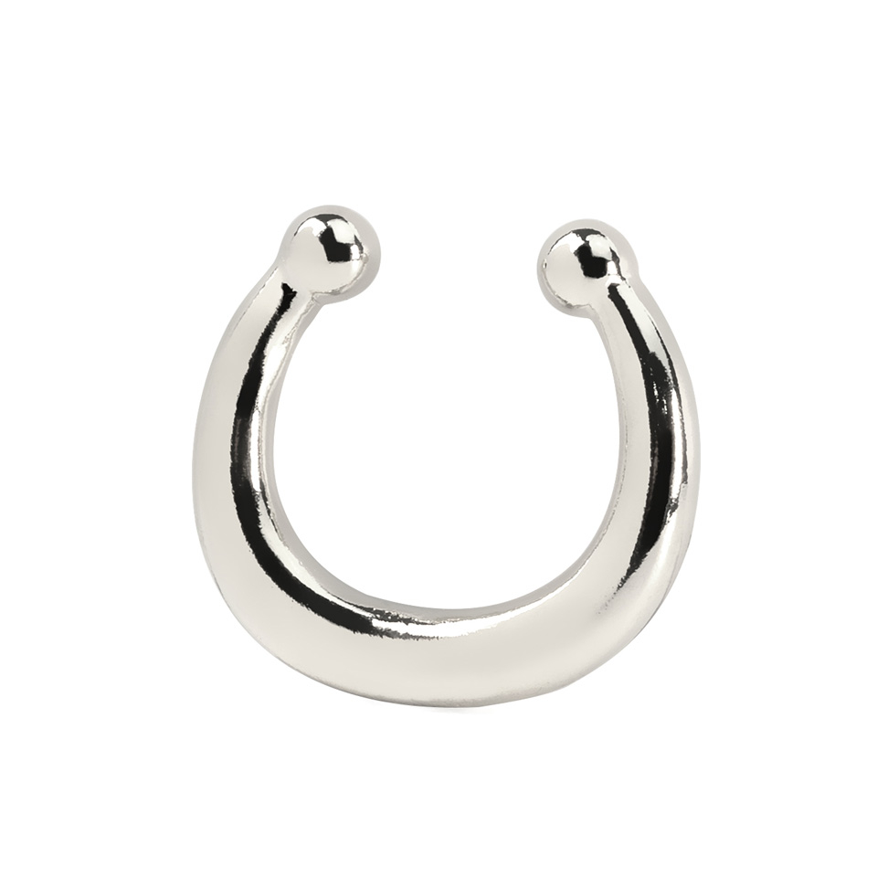 Piercing para septo falso com desenho simples
