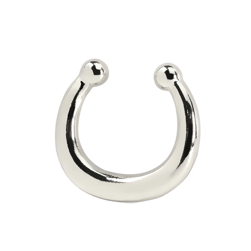 Piercing para septo falso com desenho simples
