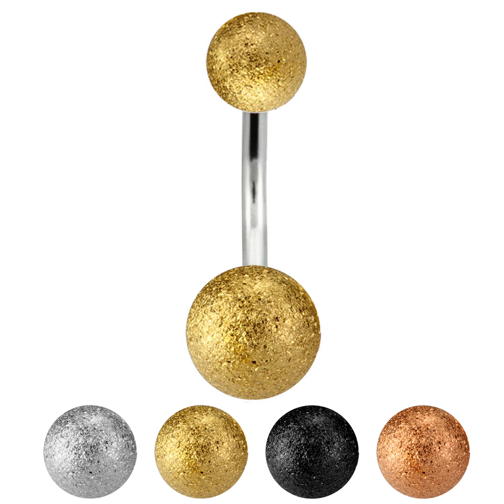 Piercing para o umbigo com aspeto de diamante