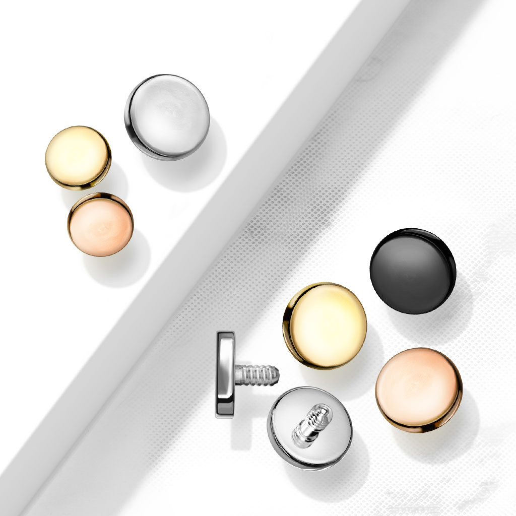 Disco plano para dermal