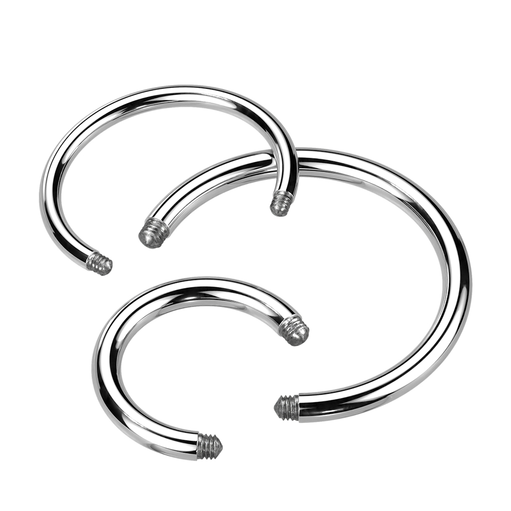 Ferradura solta de titânio