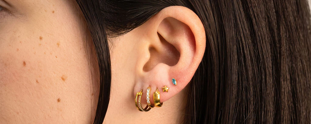 Joias em Titânio para Piercing na Orelha